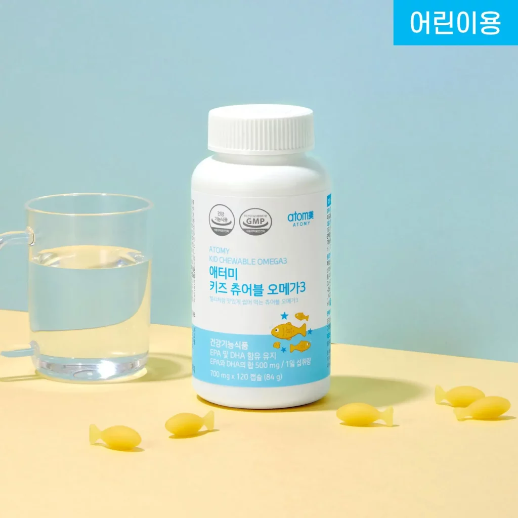 Детская Омега 3 Атоми жевательные капсулы