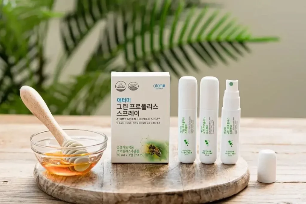 Атоми Зеленый Спрей с Прополисом Атоми Зеленый Спрей с Прополисом презентация товара