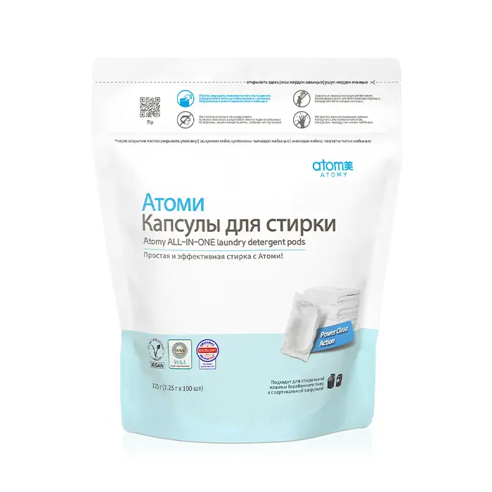 Изображение товара Атоми Капсулы для стирки (100 шт)