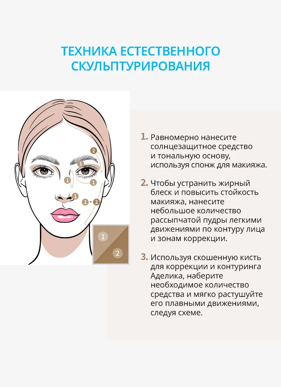 Аделика Mood-on Скульптор Инструкция по нанесению скульптора Аделика