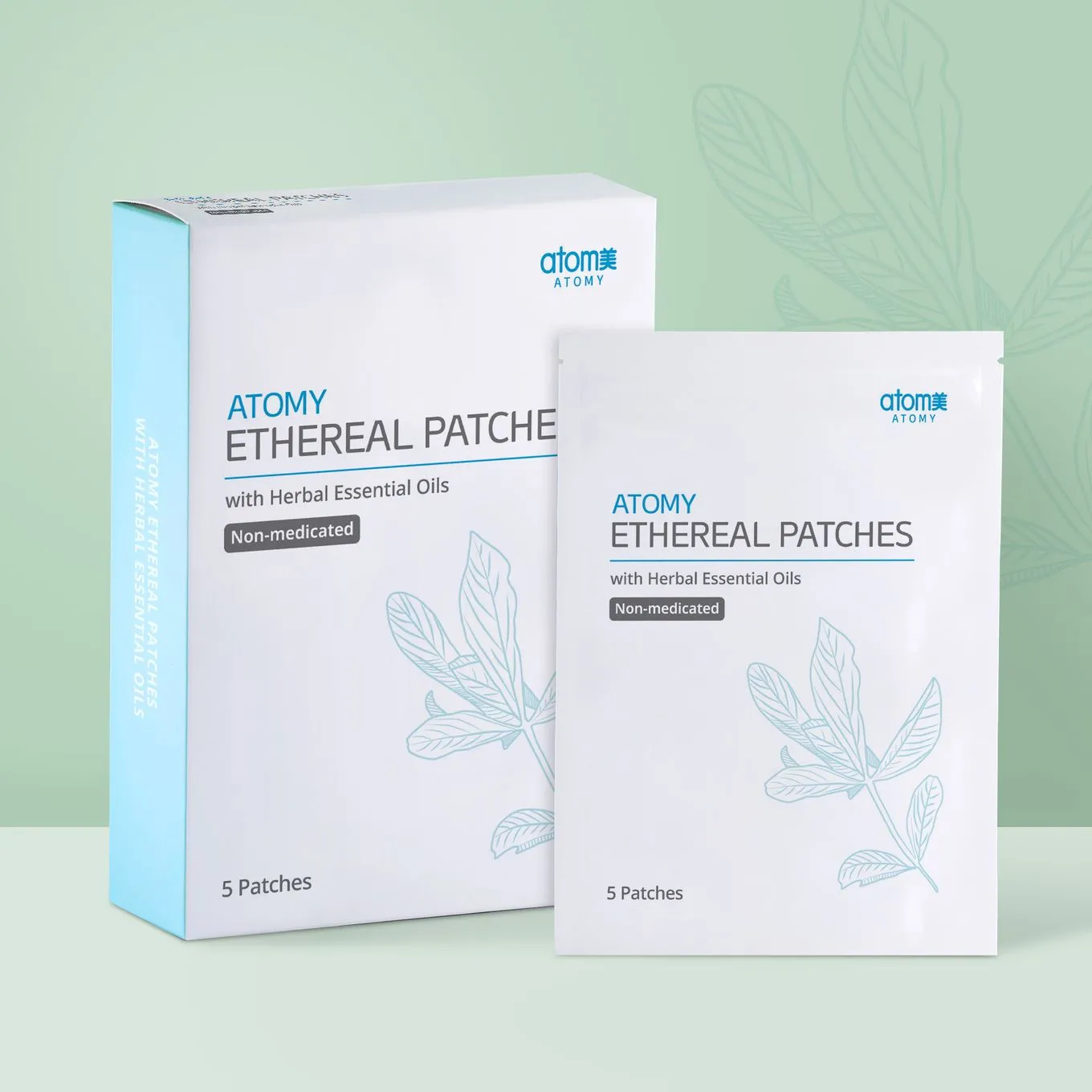 Атоми Эфирные Эвкалиптовые патчи (Atomy Ethereal Oil Patch) Atomy Ethereal Oil Patch упаковка
