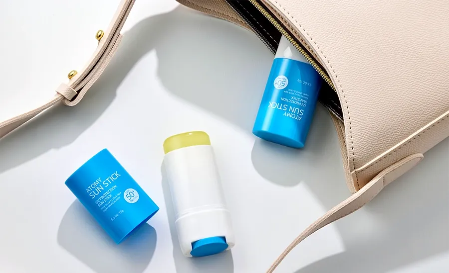 Атоми Солнцезащитный Стик Atomy Sun Stick компактный, удобно носить в сумочке